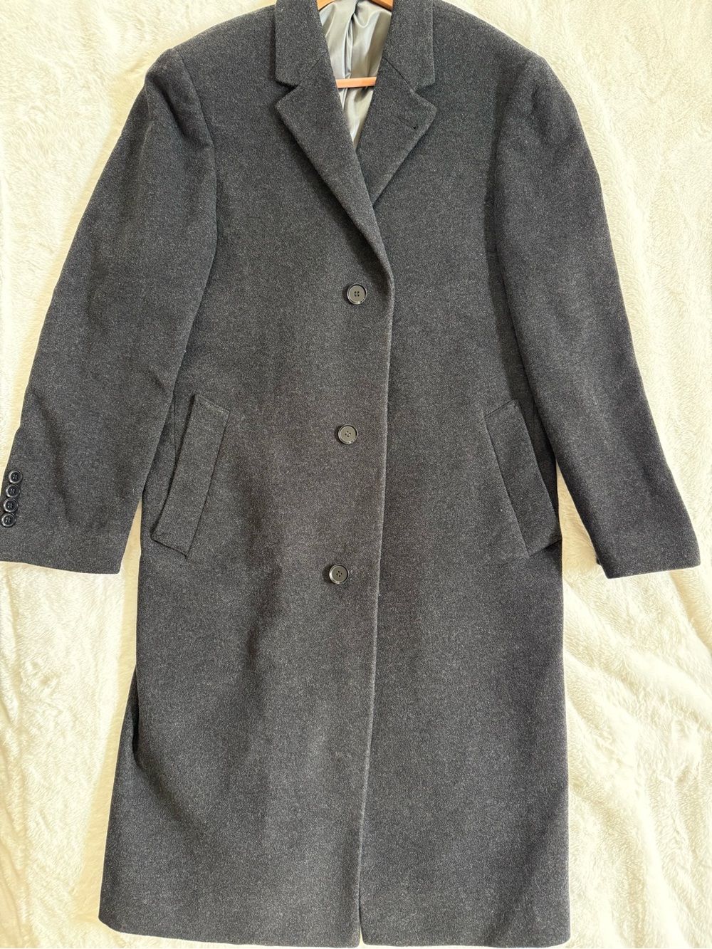 Calvin Klein wool topcoat.